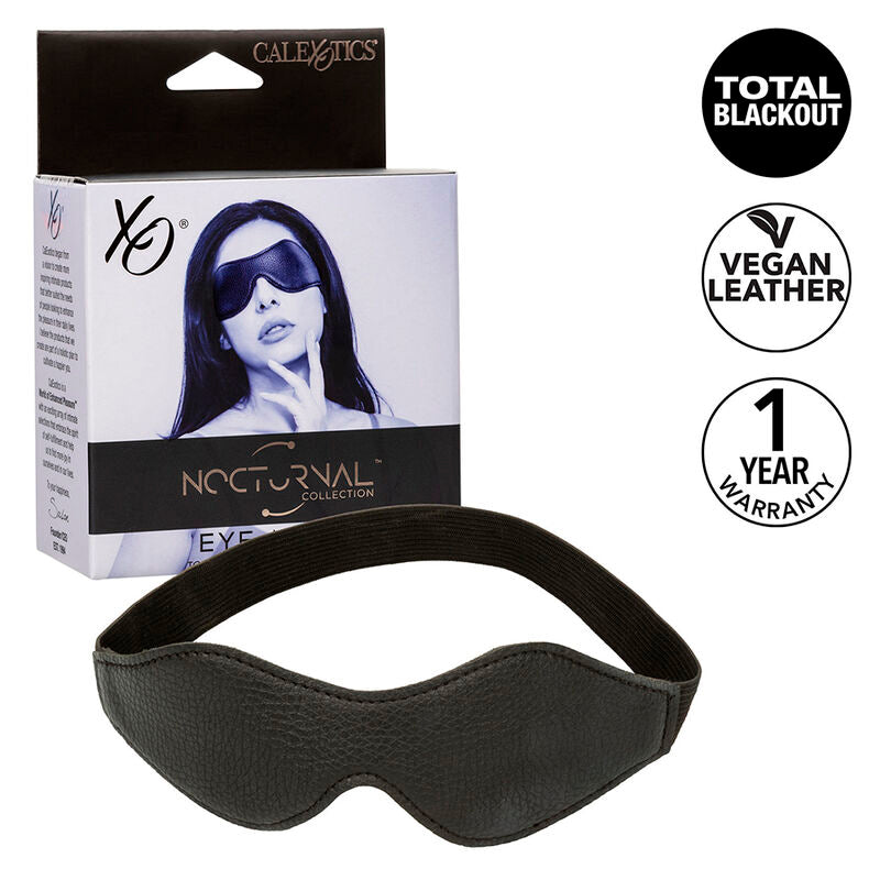CALEXOTICS - MASQUE NOCTURNE POUR LES YEUX EN CUIR PVC NOIR