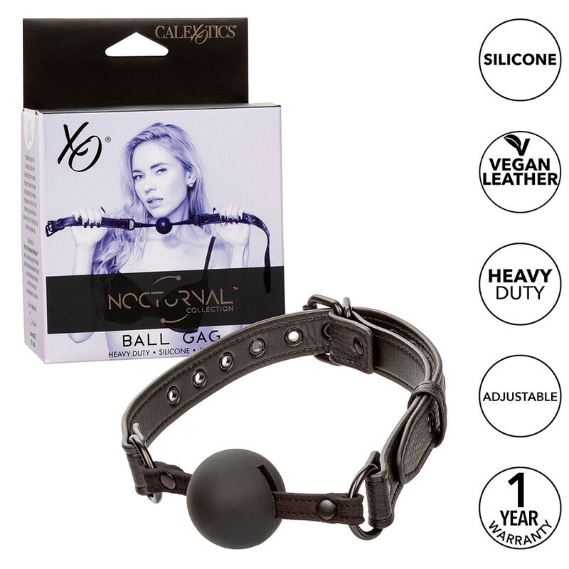 CALEXOTICS - NACHTELIJKE BALL GAG SILICONE ZWART