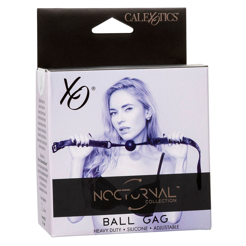 CALEXOTICS - BÂILLON BOULE NOCTURNE EN SILICONE NOIR