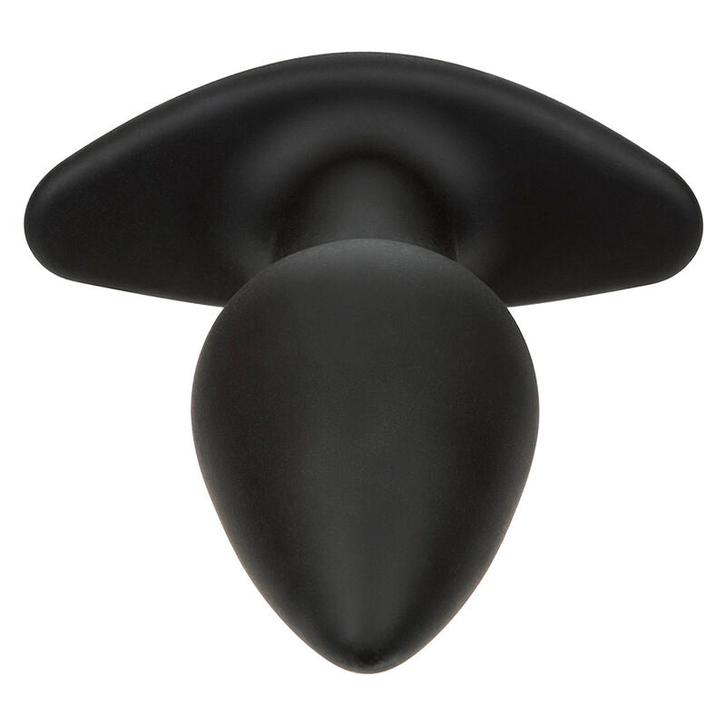 CALEXOTICS - ROCK BOTTOM PERFECTE ANALE PLUG 10 VIBRATIES SILICONEN ZWART