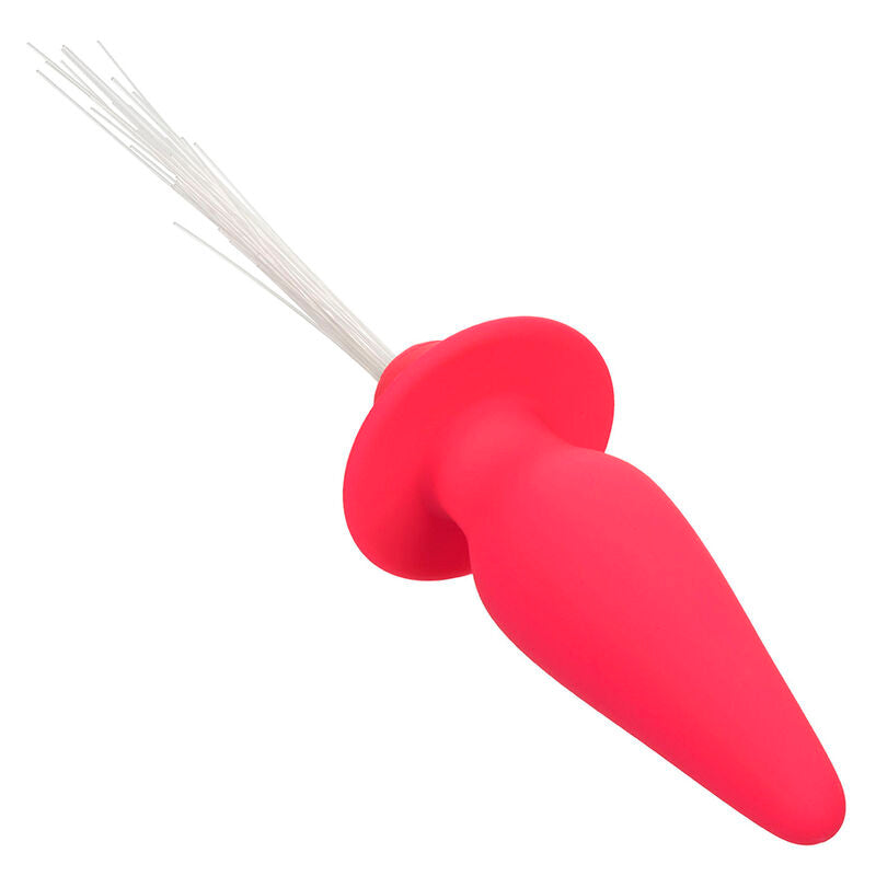 CALEXOTICS - SOUTHERN LIGHTS LIGHT UP ILLUMINATING ANAL PLUG 10 VIBRATIONS SILICONE PINK