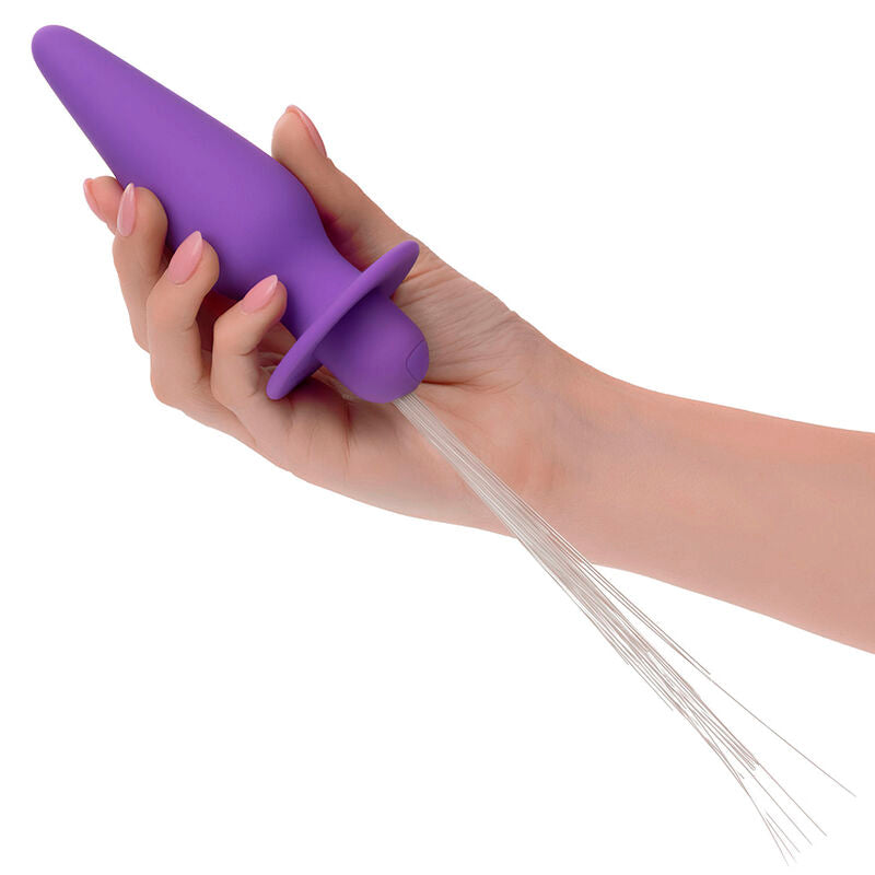CALEXOTICS - SOUTHERN LIGHTS LIGHT UP GLOW ANAL PLUG 10 VIBRATIONS SILICONE PURPLE