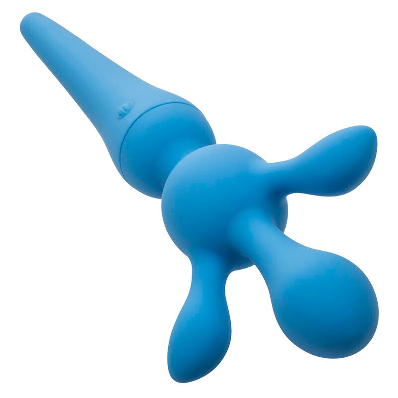 CALEXOTICS - COUTURE KIT VIBRATOR WAND 10 VIBRATIES BLAUW