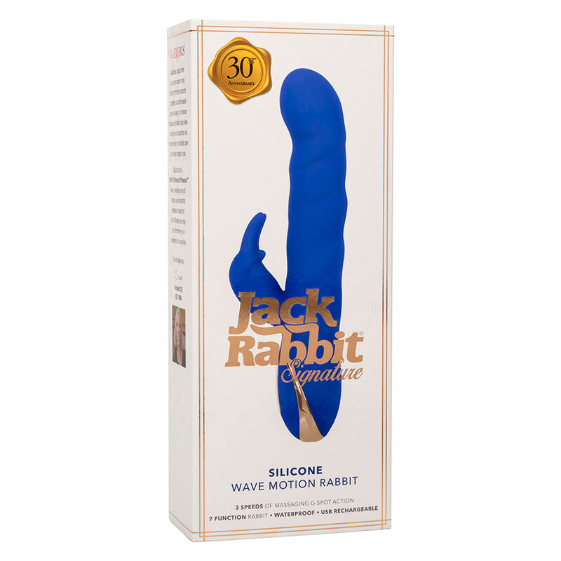 CALEXOTICS - JACK RABBIT VIBRATOR WAVE MOTION BLAUW