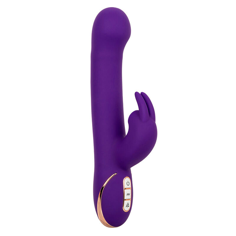 CALEXOTICS - JACK RABBIT VIBRATOR EN STIMULATOR 7 VIBRATIENIVEAUS EN STIMULERENDE GOLVEN BLAUW