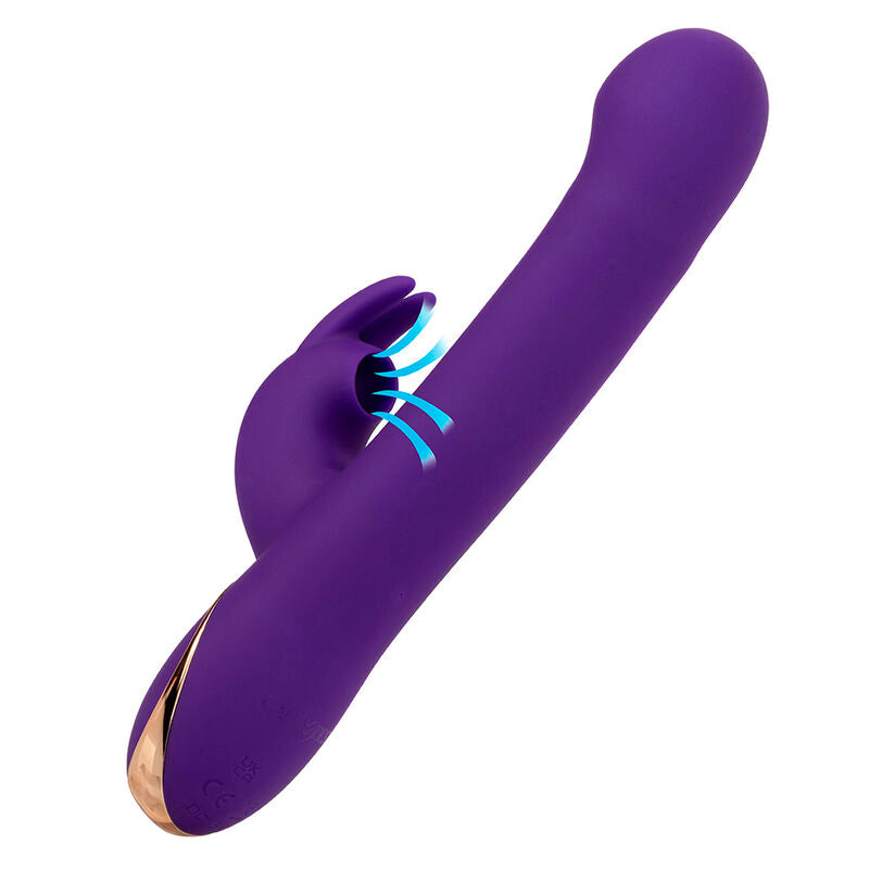 CALEXOTICS - JACK RABBIT VIBRATOR EN STIMULATOR 7 VIBRATIENIVEAUS EN STIMULERENDE GOLVEN BLAUW