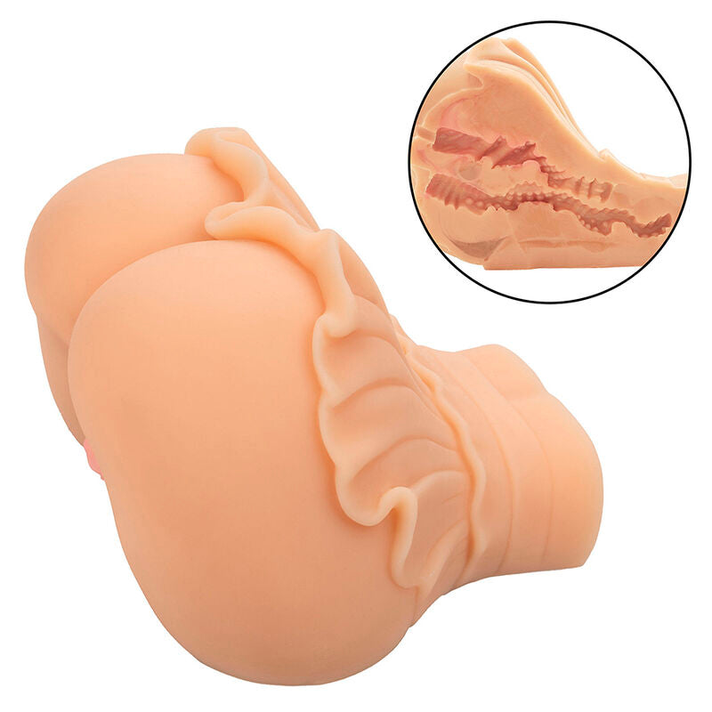 CALEXOTICS - THE PEEP SHOW GIRL DOUBLE REALISTIC MASTURBATOR, FLESH