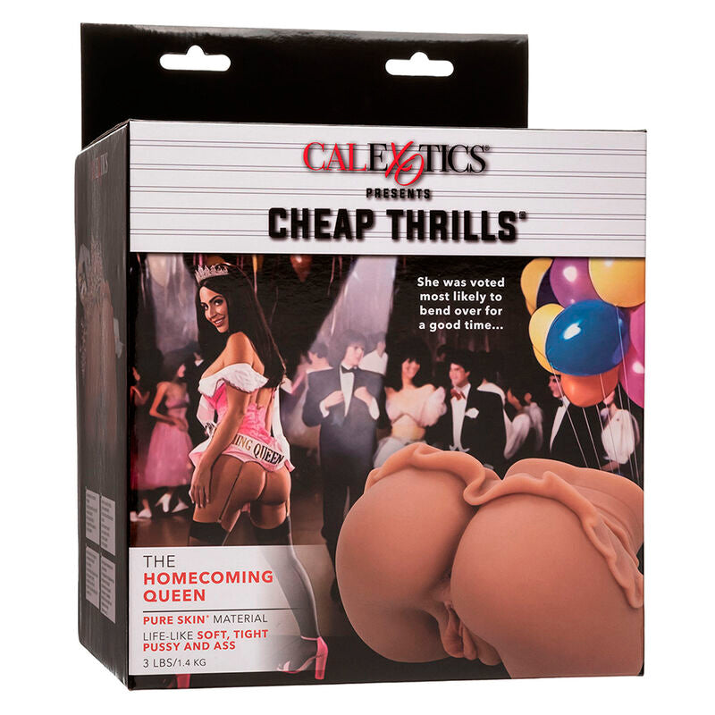 CALEXOTICS - THE HOMECOMING QUEEN DUBBELE REALISTISCHE MASTURBATOR CARAMEL