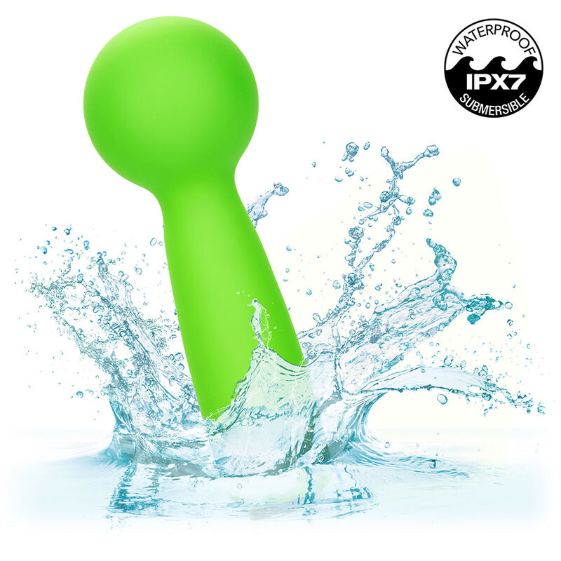 CALEXOTICS - NEON VIBES DE BUBBLY VIBE MINI MASSAGER 10 VIBRATIES GROEN