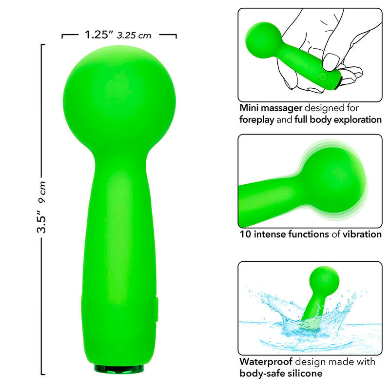 CALEXOTICS - NEON VIBES LE MINI MASSEUR BUBBLY VIBE 10 VIBRATIONS VERT