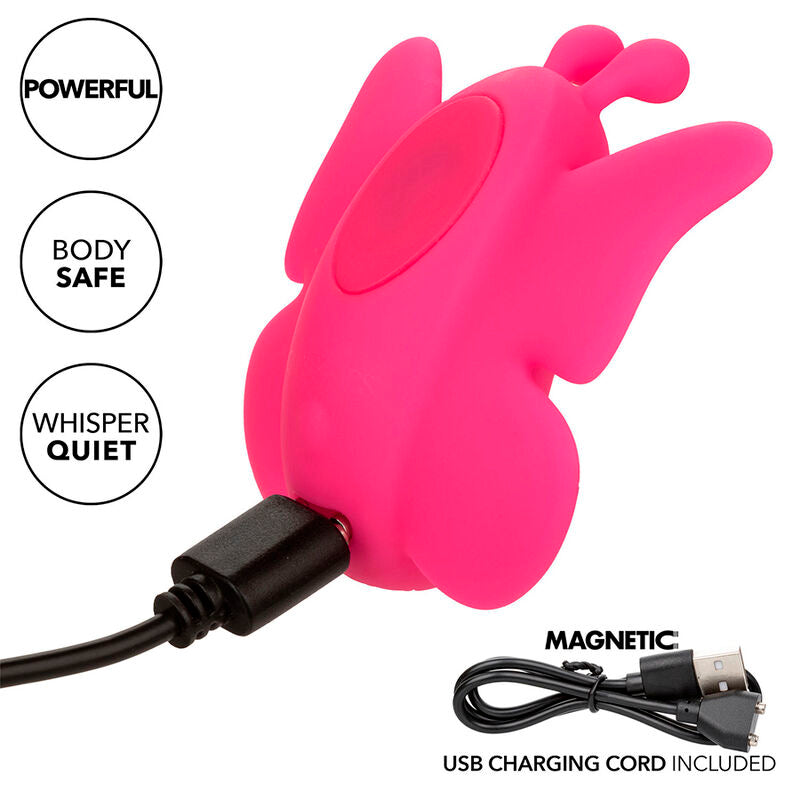 CALEXOTICS - NEON VIBES LE STIMULATEUR FLUTTER VIBE 10 VIBRATIONS ROSE