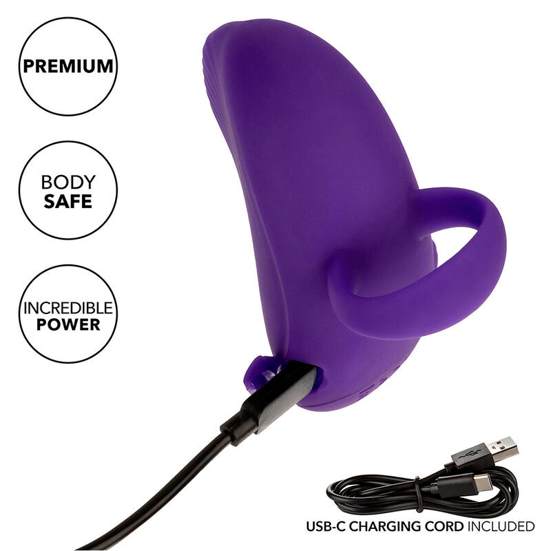 CALEXOTICS - ENVY HAND MASSAGER WITH ROLLING BALL, 7 VIBRATIONS, PURPLE