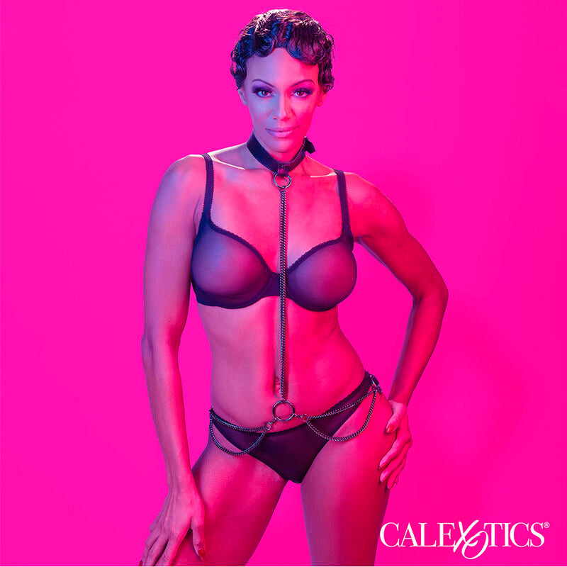 CALEXOTICS - COLLIER ET LAISSE EUPHORIA CHAÎNE