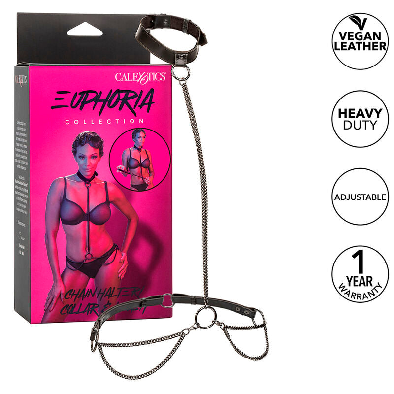 CALEXOTICS - EUPHORIA CHAIN ​​​​HALTER HALSBAND EN LEIBAND