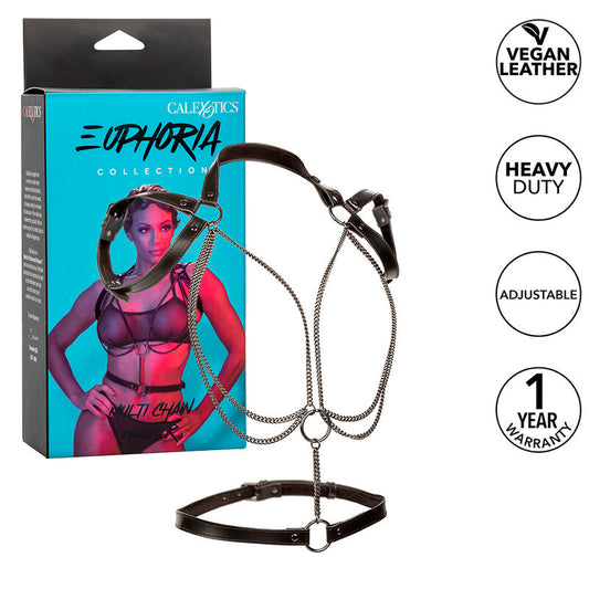 CALEXOTICS - HARNAIS PORTE-CHAÎNES MULTI-CHAÎNES EUPHORIA PREMIUM