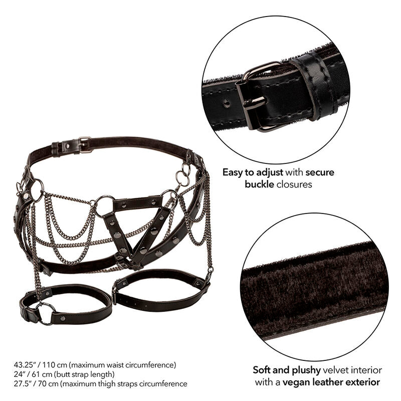 CALEXOTICS - EUPHORIA MULTICHAIN OBERSCHENKELHARNESS PREMIUM