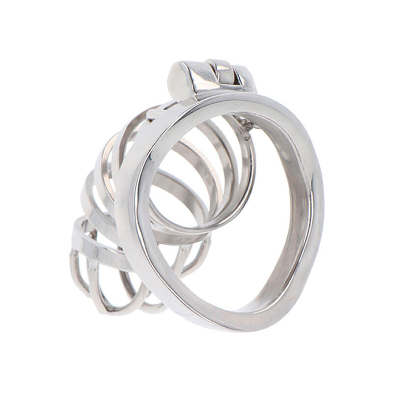 DÉSIR CACHÉ - CAGE DE POMPE DE CHASTETÉ EN MÉTAL EXTRÊME