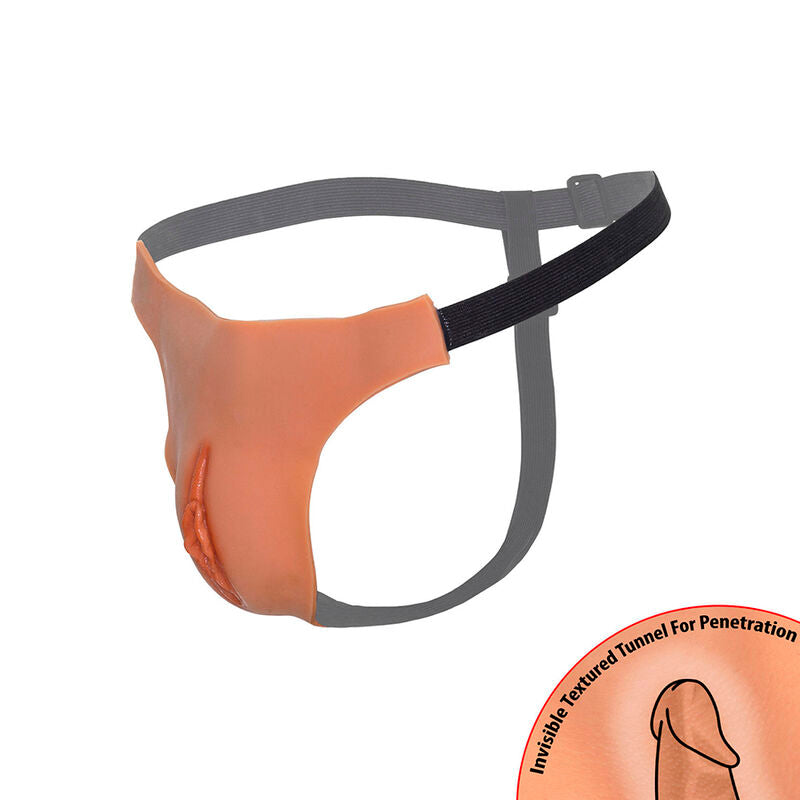 DÉSIR CACHÉ - ALTER EGO STRING VAGIN OUVERT RÉGLABLE, CHAIR