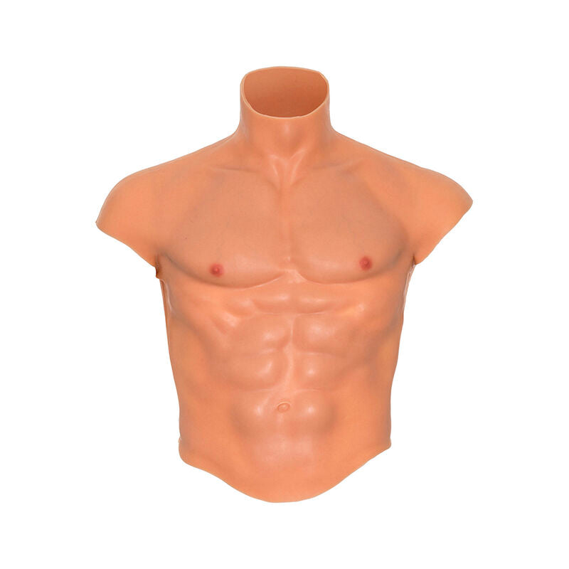 HIDDEN DESIRE - T-SHIRT TORSE EN SILICONE ALTER EGO POUR HOMME AVEC CHAIR ABS