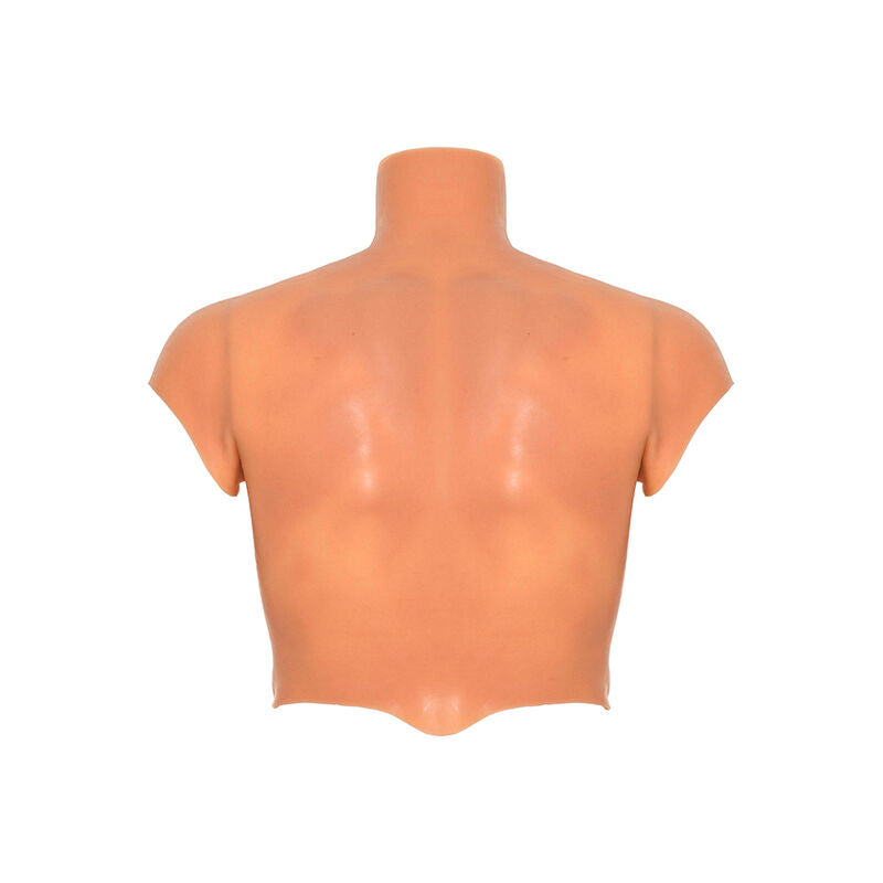 HIDDEN DESIRE - ALTER EGO SILICONE TORSO SHIRT FOR MEN WITH ABS FLESH