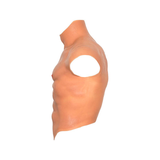 HIDDEN DESIRE - T-SHIRT TORSE EN SILICONE ALTER EGO POUR HOMME AVEC CHAIR ABS