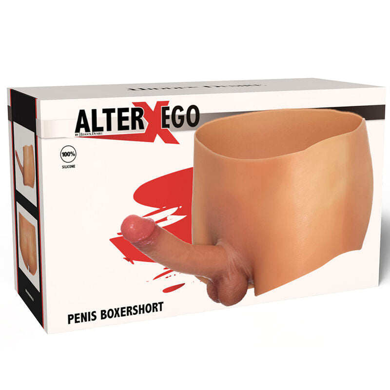 VERBORGEN VERLANGEN - ALTER EGO BOXERSHOT MET PENIS 18 CM MAAT S/M