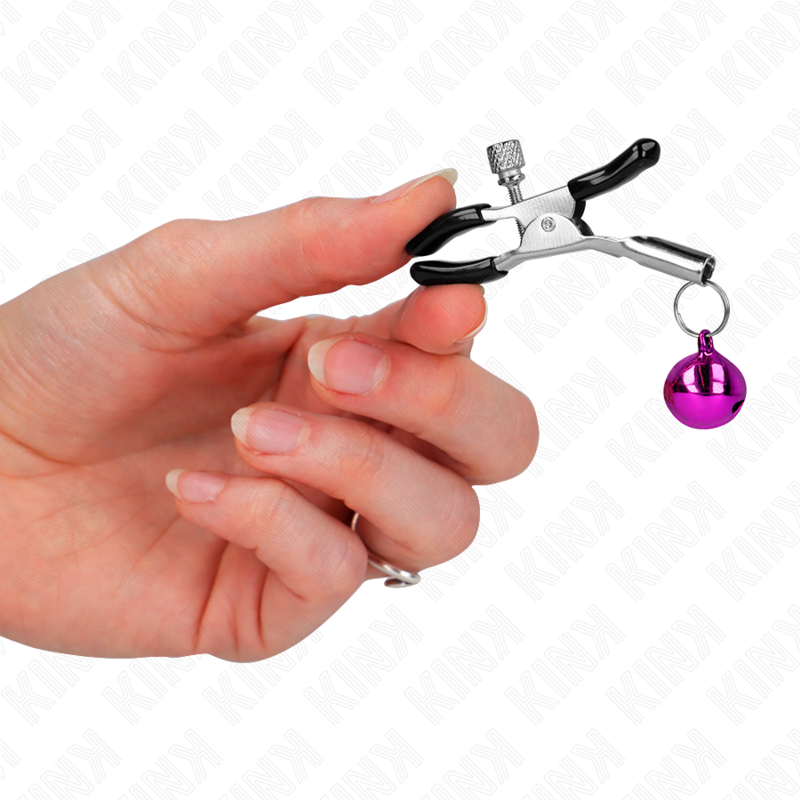 KINK - PAARSE TEPELKLEM MET ENKELE BEL 6 CM