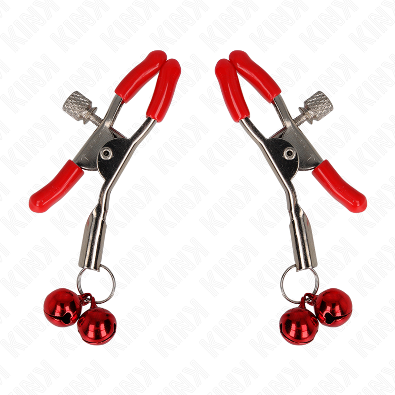 KINK - RODE DUBBELE BEL TEPELKLEM ROOD 6 CM