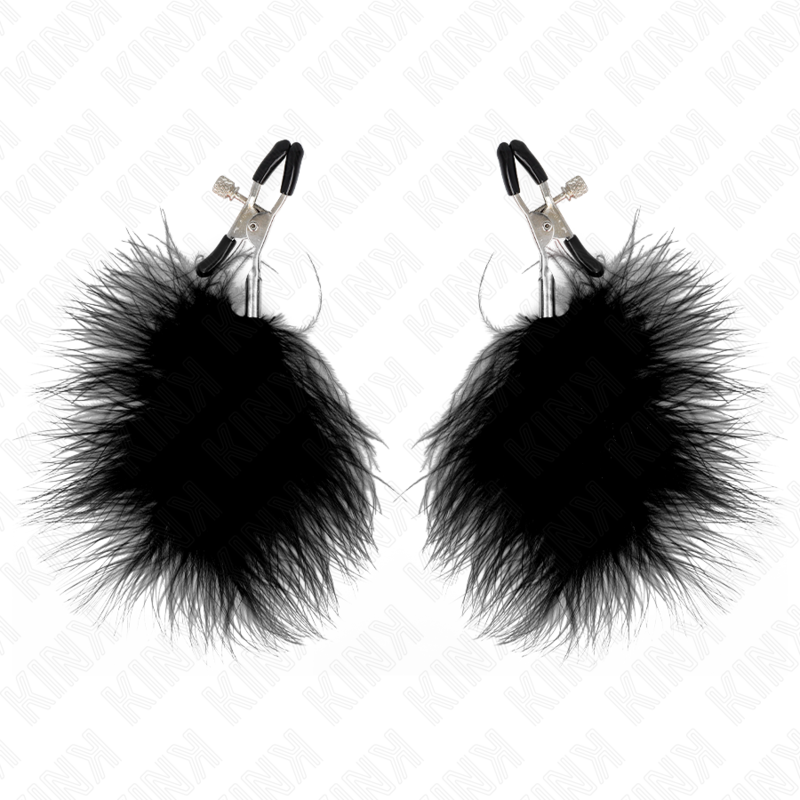 KINK - VEERKLEM ZWART 7 CM