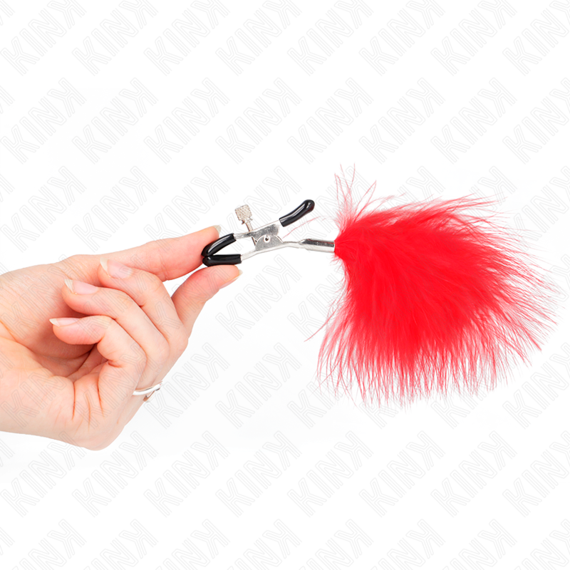 KINK - VEERKLEM ROOD 7 CM