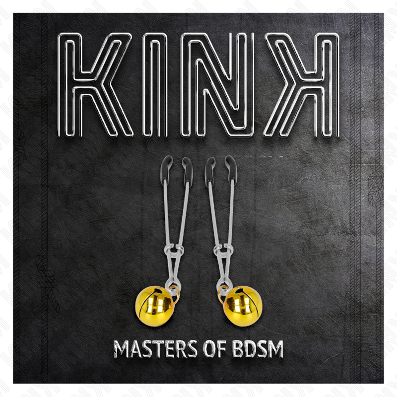 KINK - DUNNE BEL TEPELKLEMMEN GOUD 7 CM