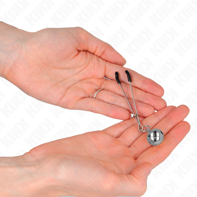 KINK - DUNNE BEL TEPELKLEMMEN ZILVER 7 CM