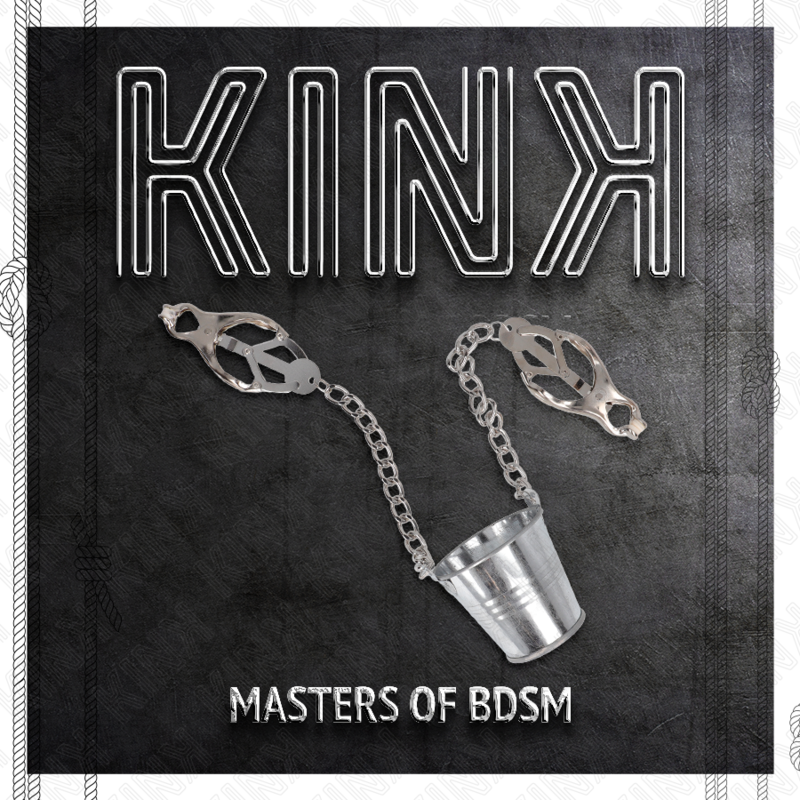 KINK - TEPELKLEMMEN MET EMMER ZILVER