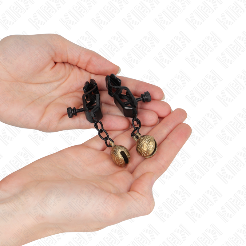 KINK - BELL JAW STYLE TEPELKLEMMEN ZWART 7 CM