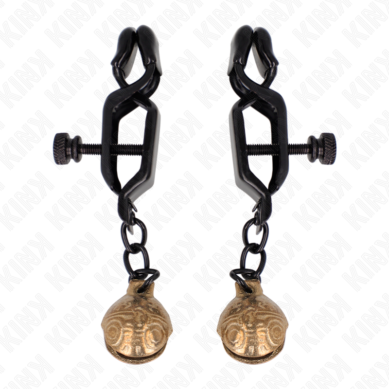 KINK - BELL JAW STYLE TEPELKLEMMEN ZWART 7 CM