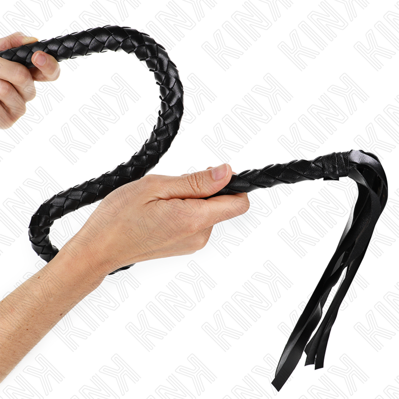 KINK - SLANGENZWEEP MET ZWARTE HANDRING 65 CM