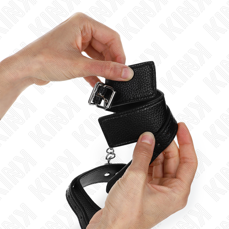 KINK - BRACELET À MOTIF SERPENT, NOIR, RÉGLABLE 20-28 CM X 5,4 CM