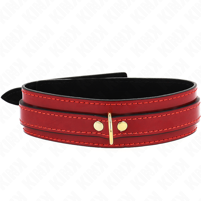 KINK - WIJNRODE VERSTELBARE KETTING MET GOUDEN DETAILS 29-42,5 CM X 4 CM