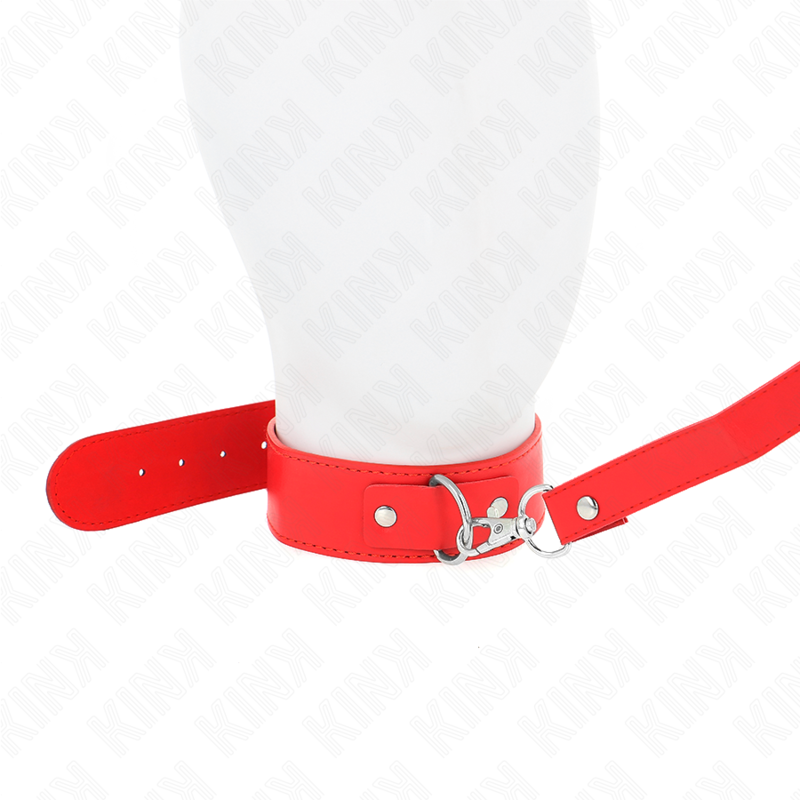 KINK - KETTING MET RIEM 116 CM ROJO BAND VERSTELBAAR 32-50 CM X 8 CM