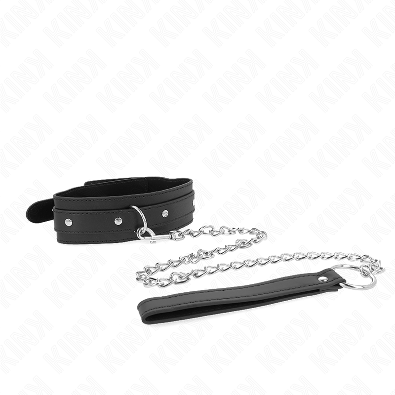 KINK - KETTING MET LEIBAND 65 CM 1 RING VERSTELBAAR 38-49 CM X 5 CM