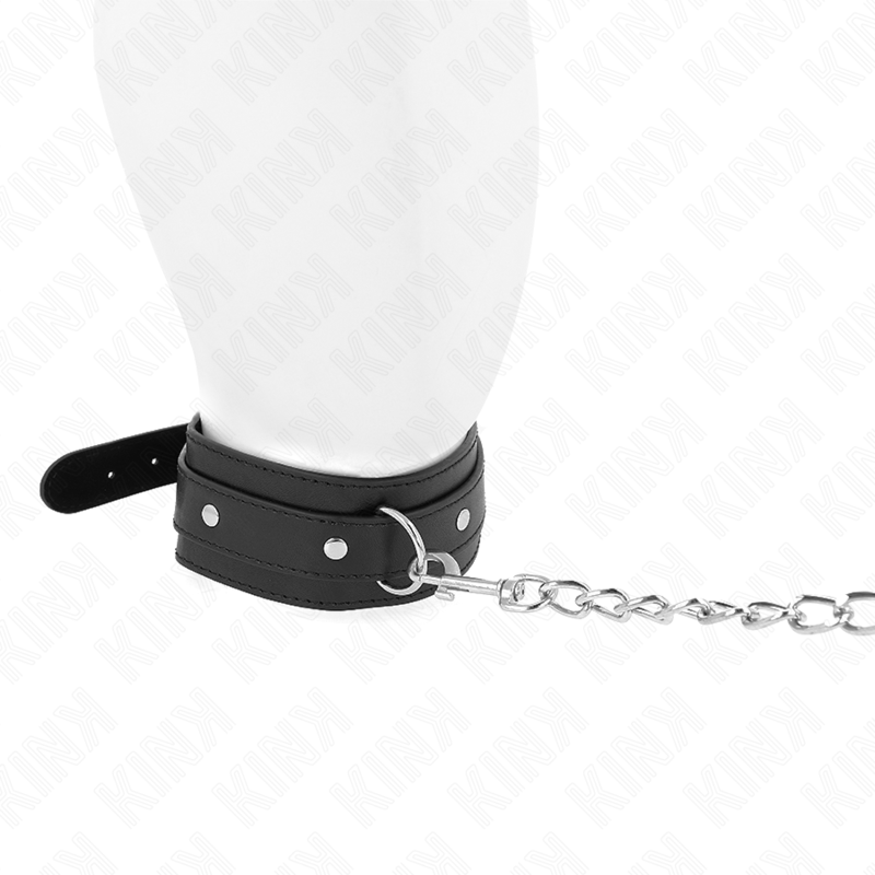 KINK - KETTING MET LEIBAND 65 CM 1 RING VERSTELBAAR 38-49 CM X 5 CM