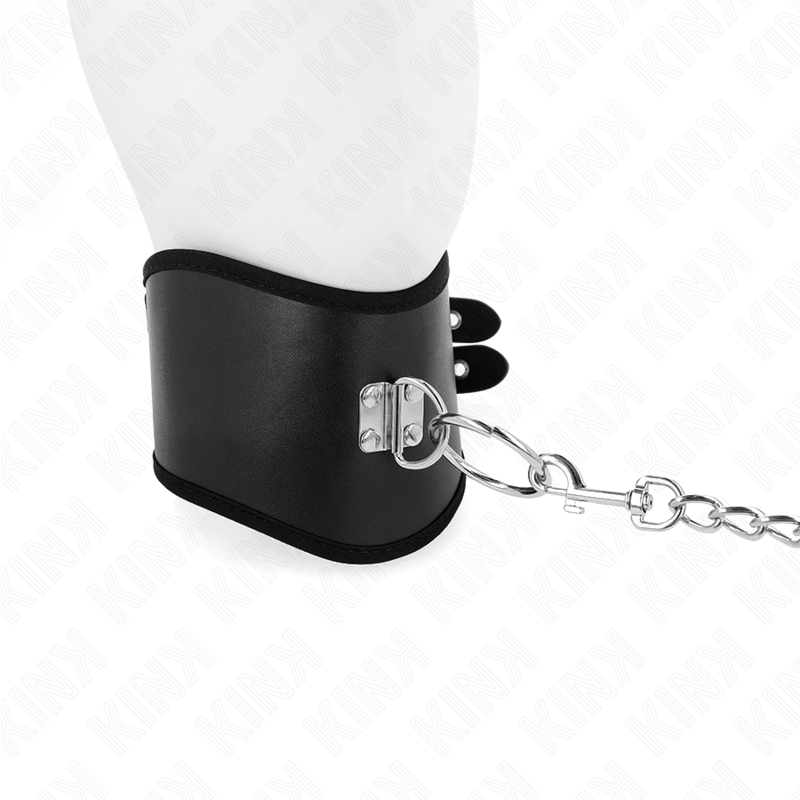 KINK - KETTING 65 CM MET BREDE BAND VERSTELBAAR 40-55 CM X 10 CM
