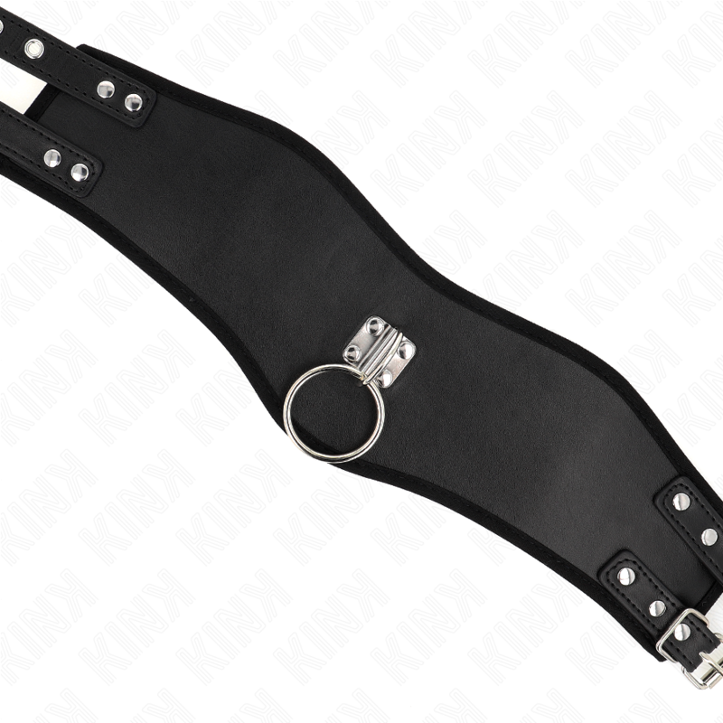 KINK - KETTING 65 CM MET BREDE BAND VERSTELBAAR 40-55 CM X 10 CM