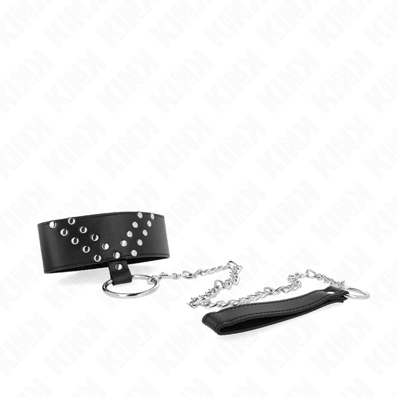 KINK - NECKLACE WITH BELT 65 CM WITH V-RIVET ADJUSTABLE 36-43 CM X 5 CM
