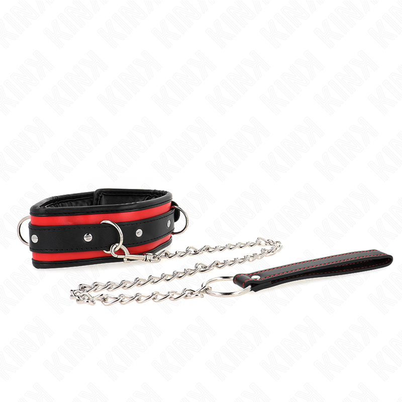KINK - ZWARE KETTING MET RIEM 65 CM MODEL 2 VERSTELBAAR 36,5-50 CM