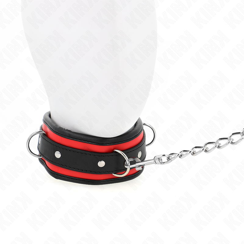KINK - ZWARE KETTING MET RIEM 65 CM MODEL 2 VERSTELBAAR 36,5-50 CM