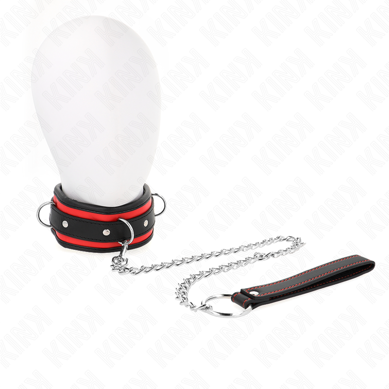 KINK - ZWARE KETTING MET RIEM 65 CM MODEL 2 VERSTELBAAR 36,5-50 CM