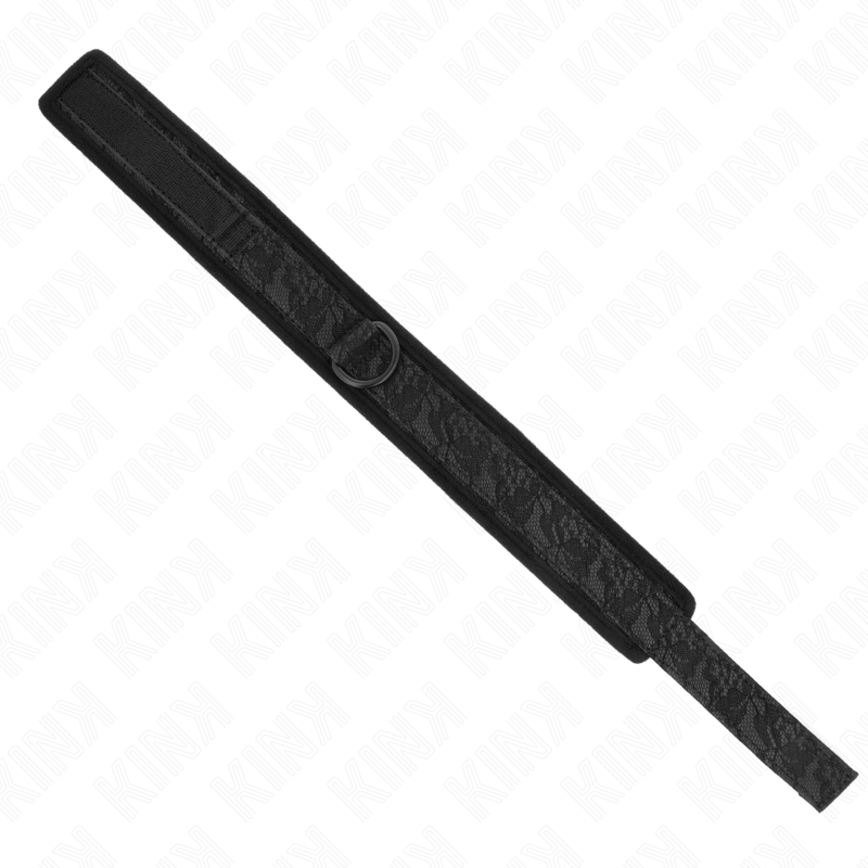 KINK - BASISMODEL HALSBAND MET LIJN 77 CM MODEL 5 VERSTELBAAR 34-54 CM X 5 CM