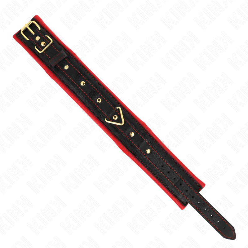 KINK - HALSBAND MET LIJN VAN EENVOUDIGE STOF, VERSTELBAAR 33-48 CM X 5,7 CM