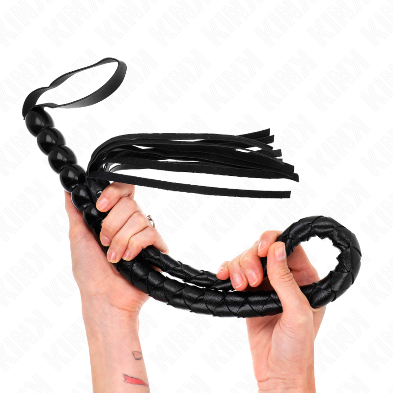 KINK - SLANGENZWEEP MET PARELS 80 CM